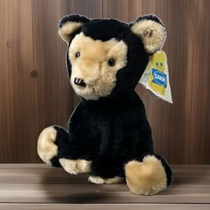 1982 Dakin Bean Bag Coco Bear 8" Plush Stuffed Bear Virginia National Bank NWT‎